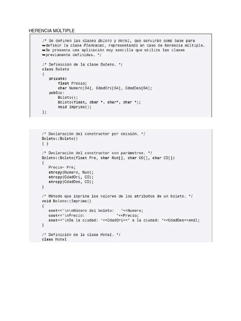 HERENCIA C++ | PDF
