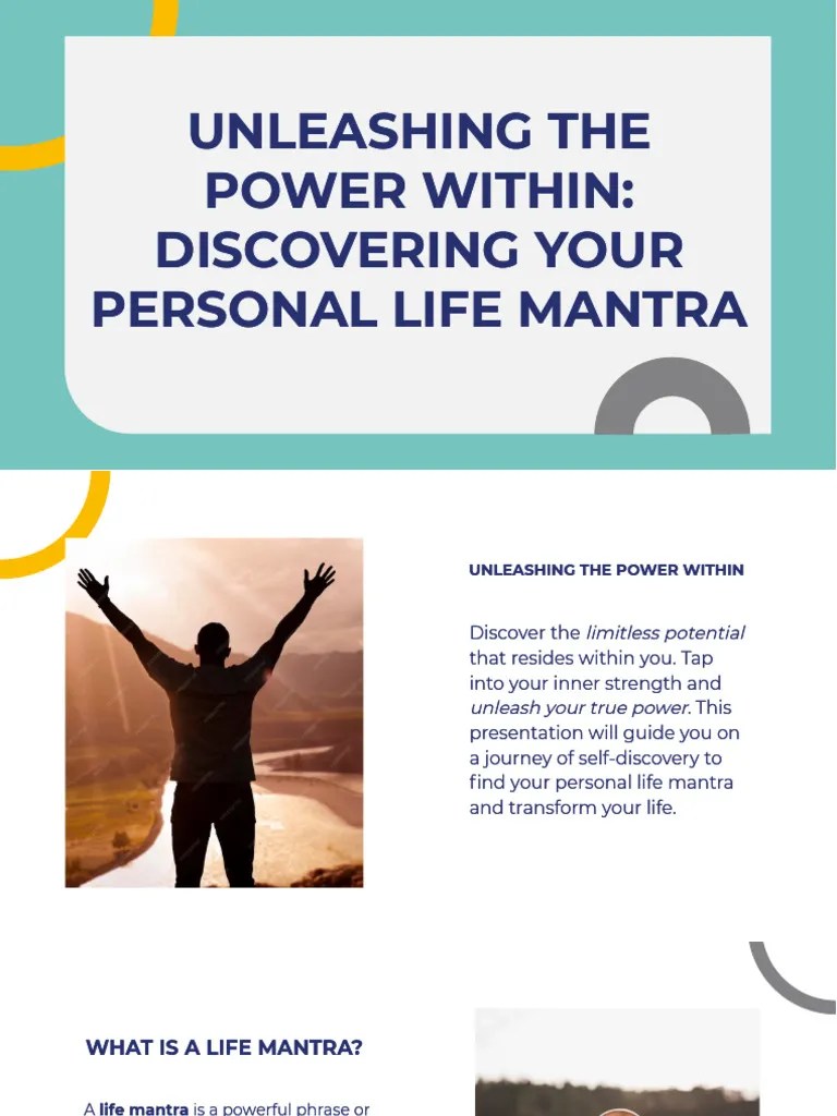 Wepik Unleashing The Power Within Discovering Your Personal Life Mantra ...