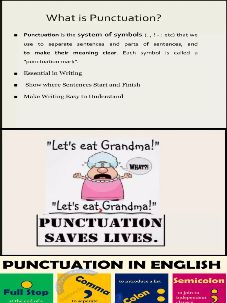 Punctuation Marks | PDF