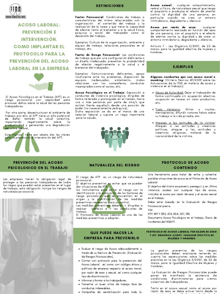Acoso Laboral | PDF | Acoso Sexual