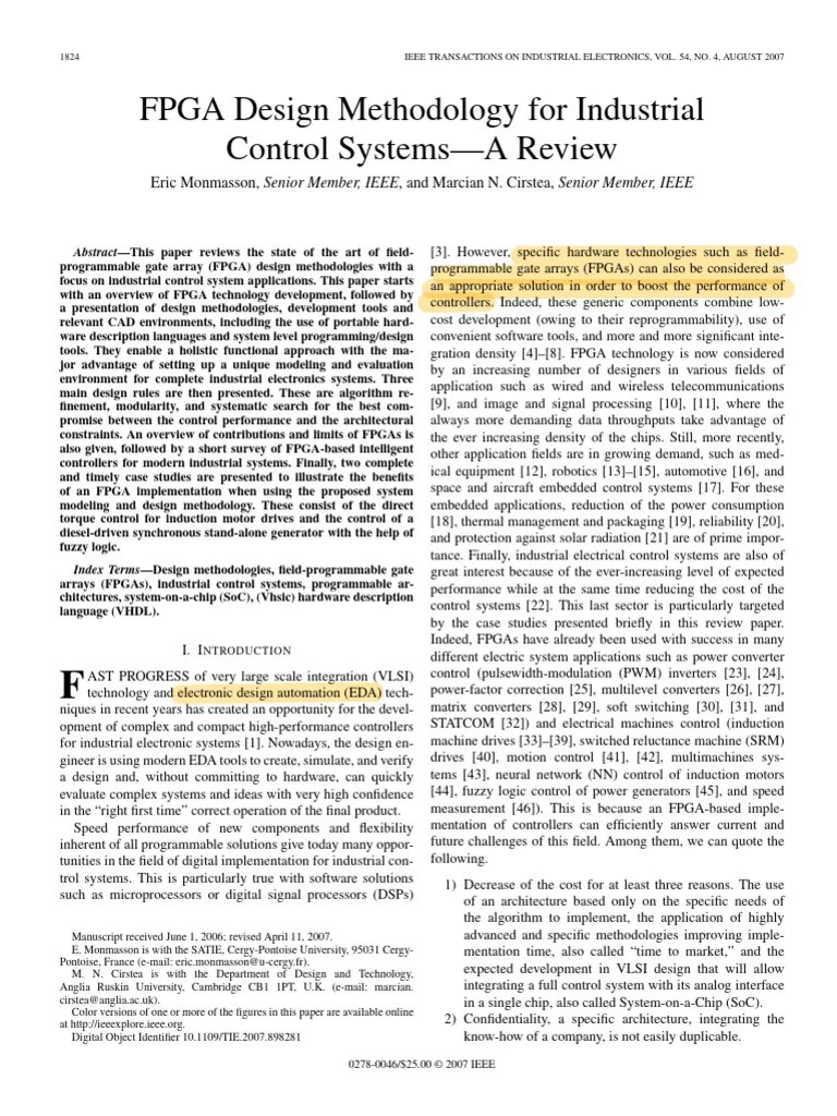 FPGA | PDF | Field Programmable Gate Array | Hardware Description Language