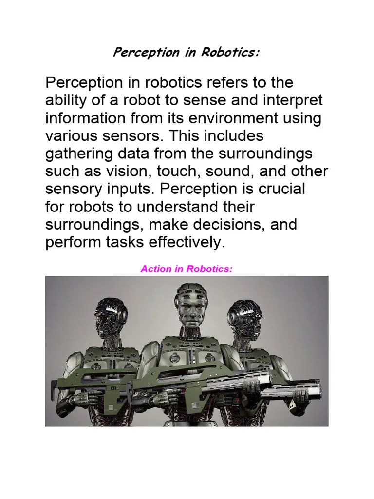 Report On Robotics | PDF | Robotics | Artificial Intelligence