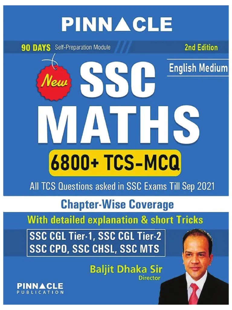 Demo 30 NEW PINNACLE SSC MATHEMATICS 6800+ MCQ TCS QUESTION | PDF