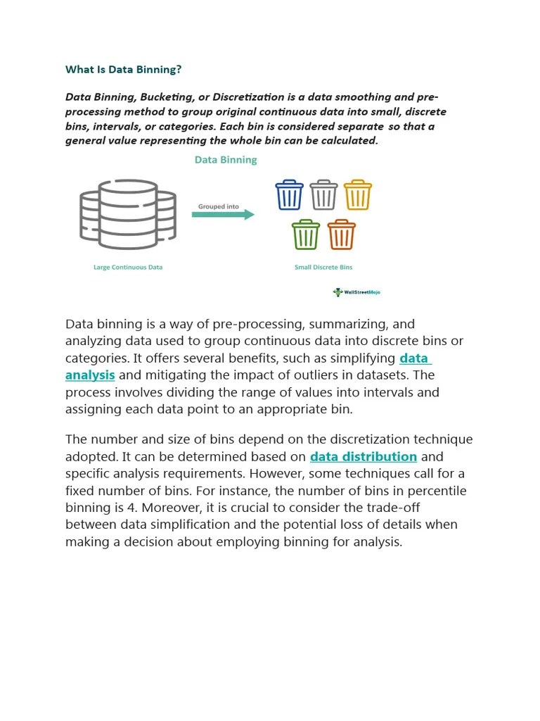 Data Binning | PDF | Data | Data Analysis