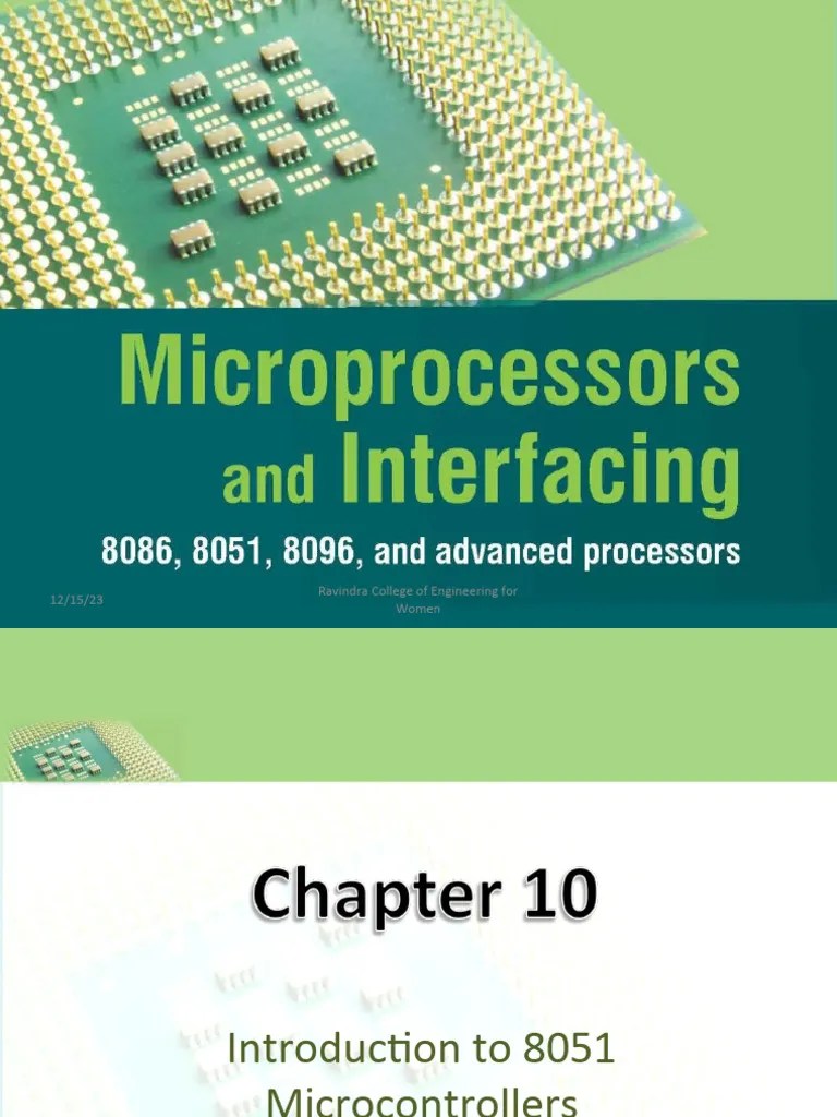 MPI Unit 5 | PDF | Microprocessor | Microcontroller