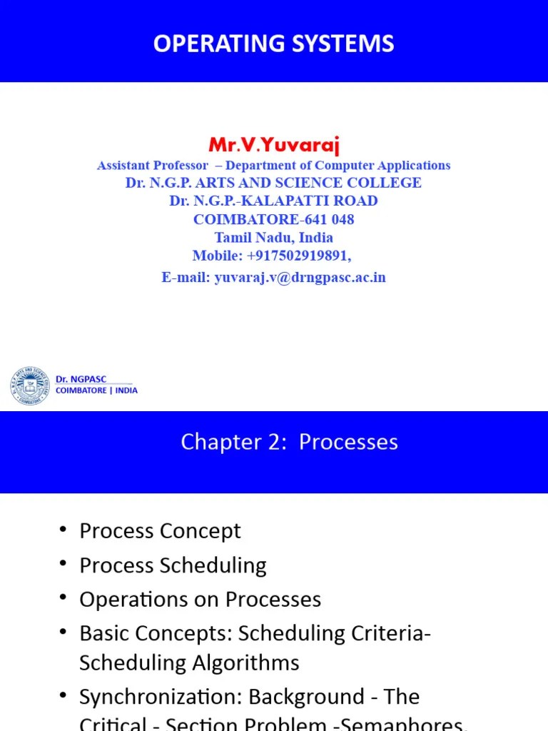 Os Unit Ii | Download Free PDF | Process (Computing) | Scheduling ...