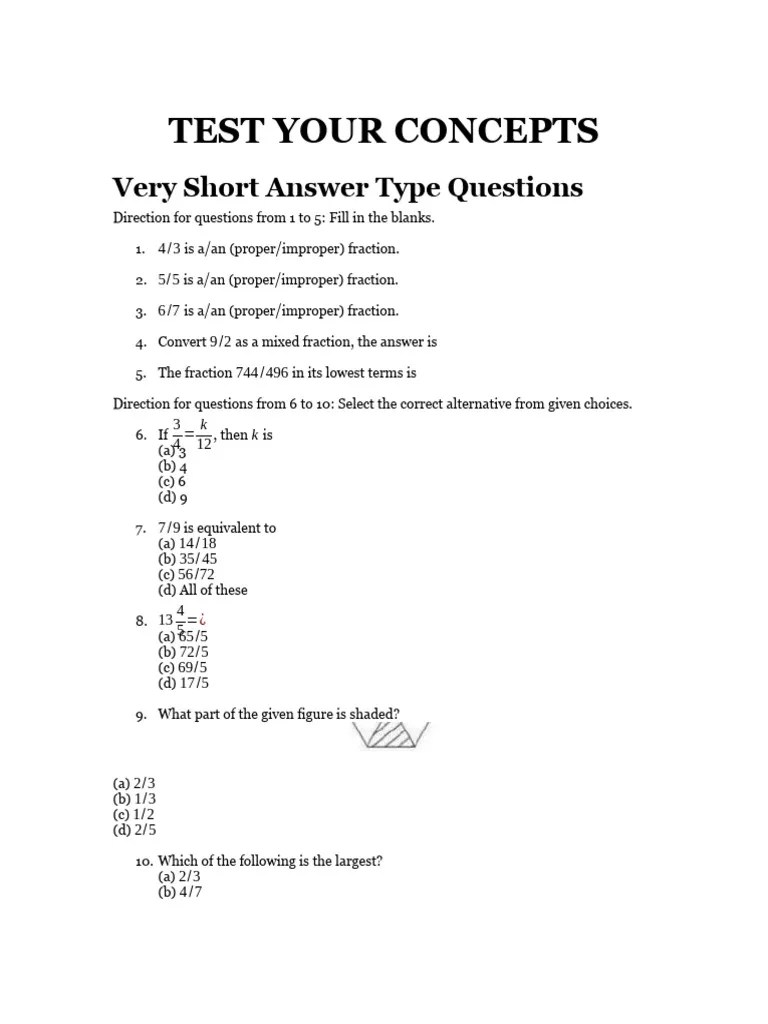 03 Fraction And Decimal | PDF | Arithmetic | Numbers