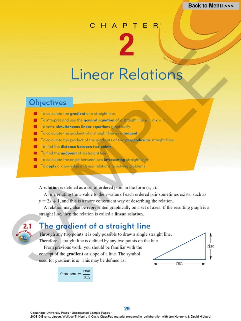 Chapter 2 | PDF | Slope | Line (Geometry)
