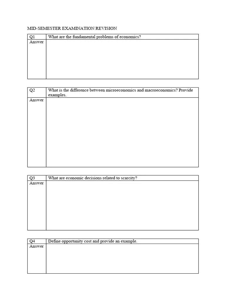 Midterm Revision ECO101 (Student Version) | Download Free PDF | Price Elasticity Of Demand | Demand