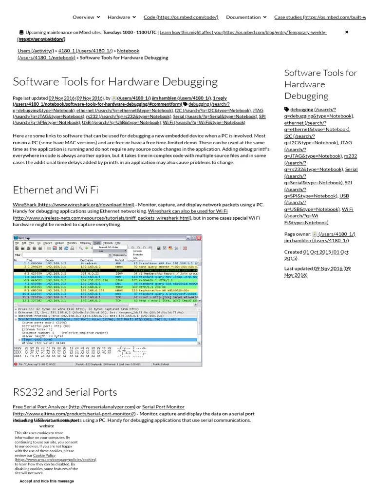 Software Tools For Hardware Debugging - Mbed | PDF | Usb | Debugging
