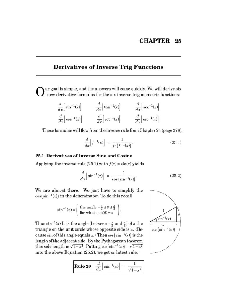 Inverse Trig. Functions | PDF | Trigonometric Functions | Triangle Geometry