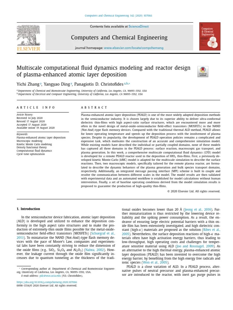 Multiscale Computational Fluid Dynamics Modeling And Reactor Design Of ...