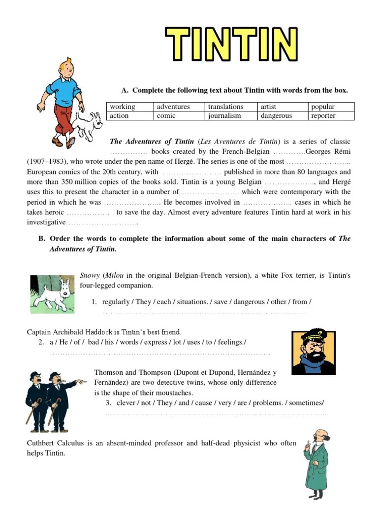 The Adventures Of Tintin | PDF