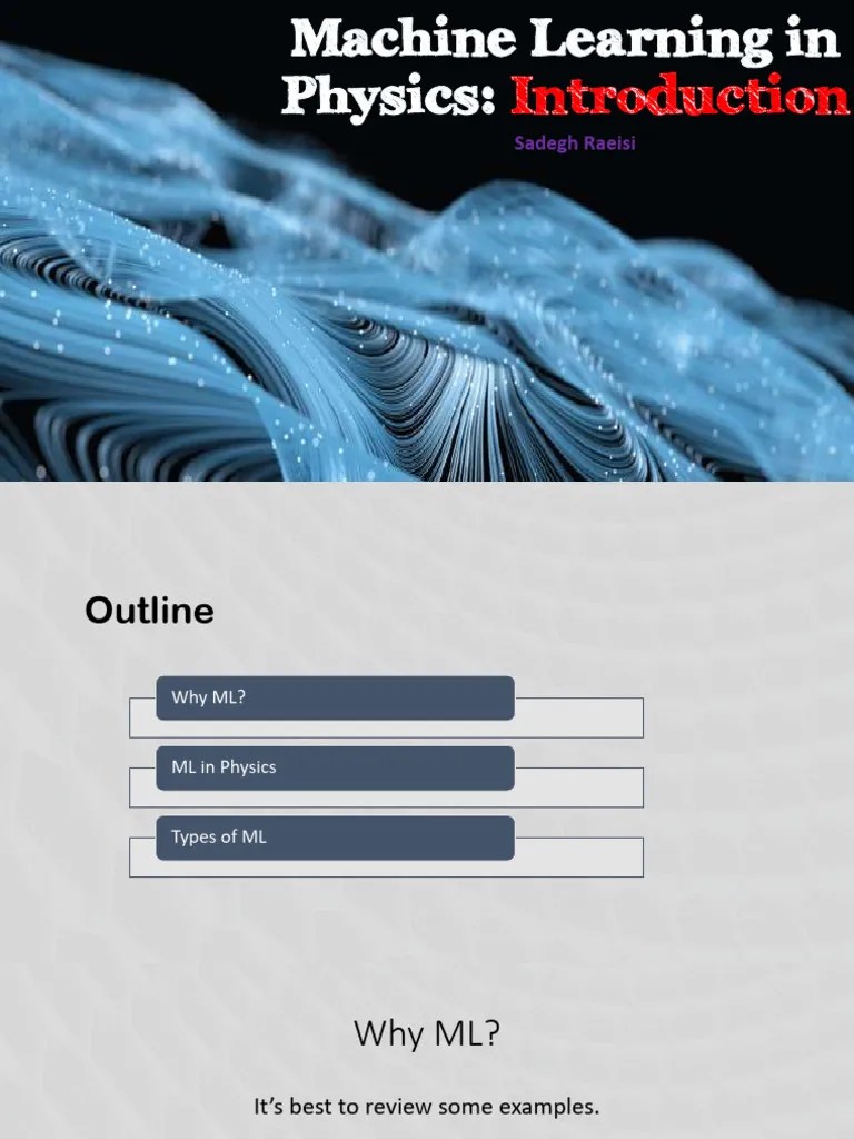 Machine Learning Presentation | PDF