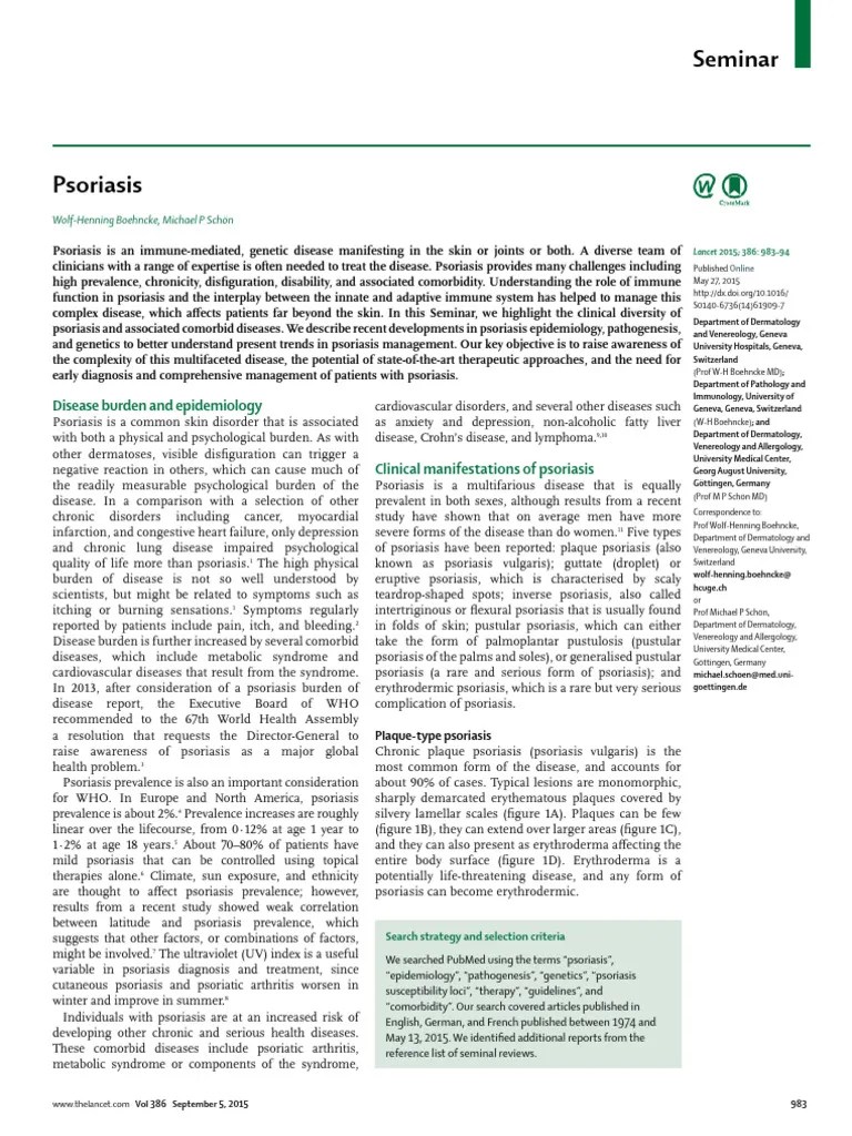 Psoriasis Tipe | PDF | Psoriasis | Interleukin