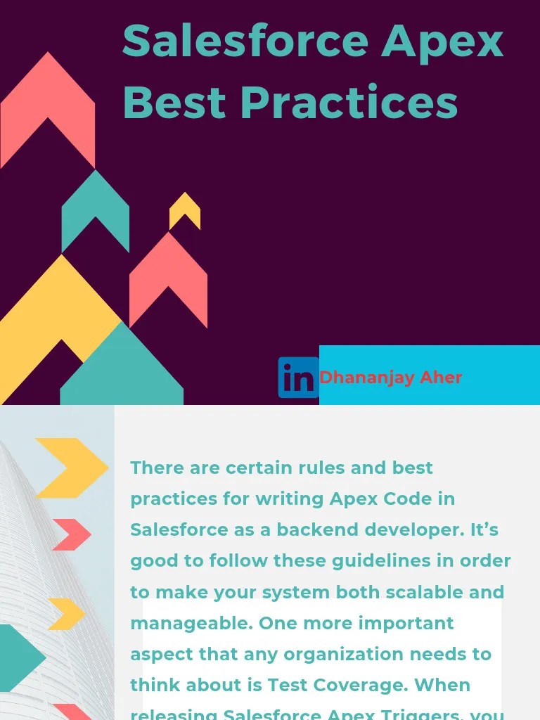 Salesforce Apex Best Practices | PDF | Control Flow | Software Engineering