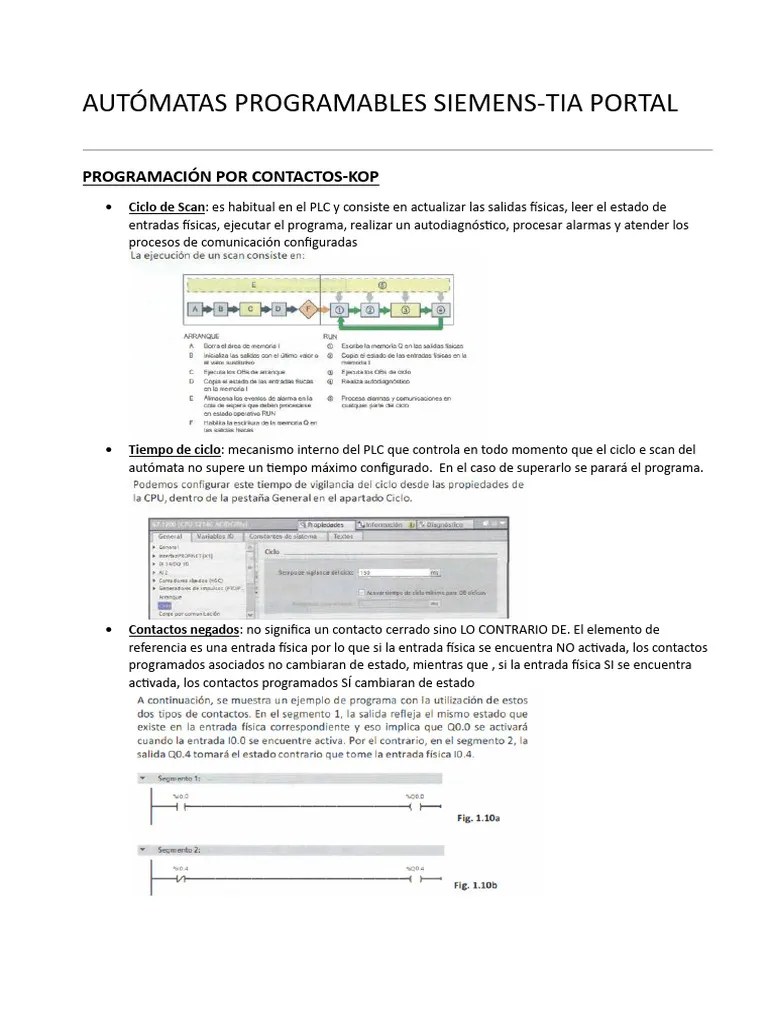 AUTÓMATAS PROGRAMABLES SIEMENS | PDF | Programa De Computadora | Programación