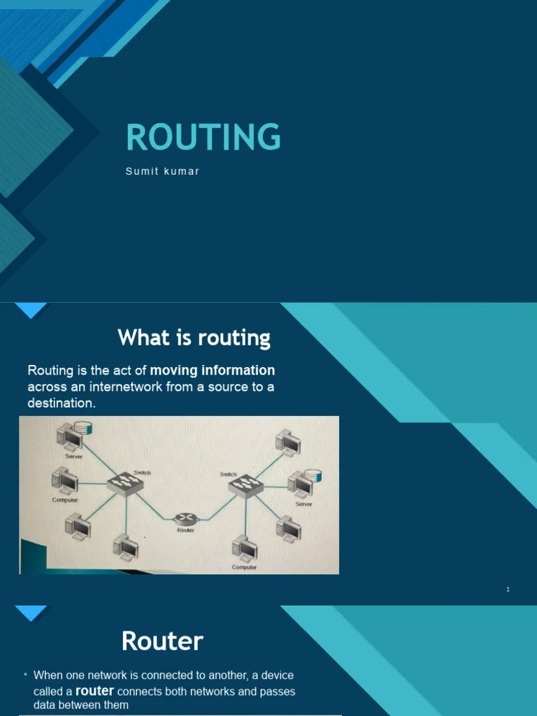 Routing | PDF | Business | Computers