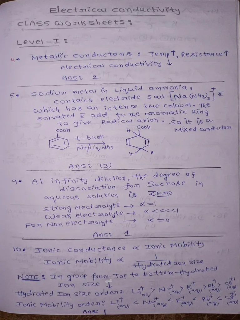 Part-1 Level - 1, 2,3 Worksheets Solutions | PDF