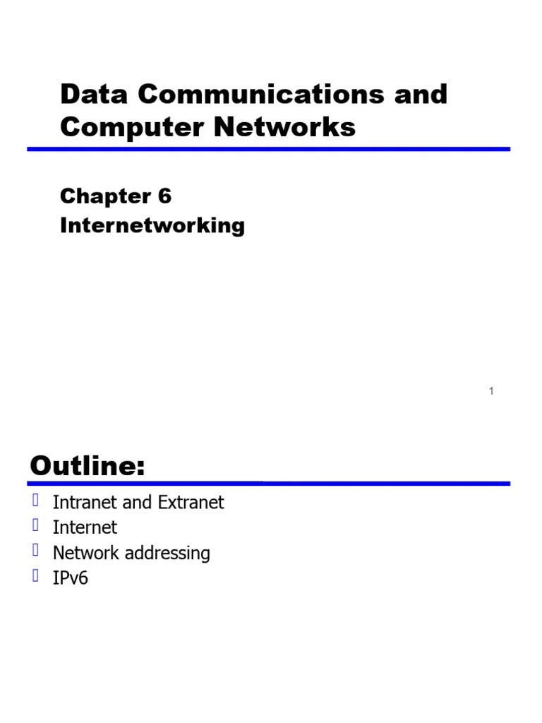 6 Internetworking | PDF | Internet | Computer Network
