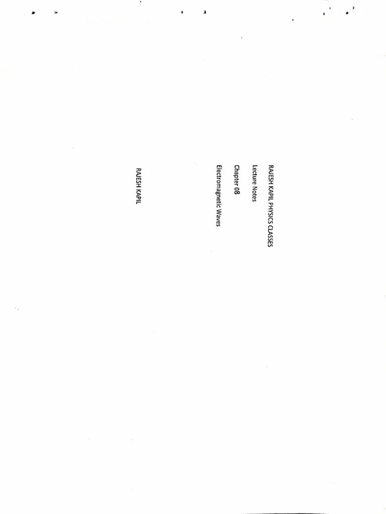 Electromagnetic Waves PDF | PDF