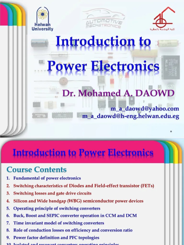 Introduction To Power Electronics | PDF | Technology & Engineering