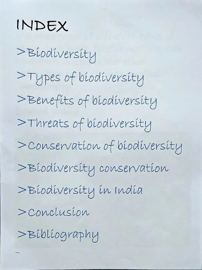 Biodiversity Conservation Biology Project | PDF | Biodiversity | Species