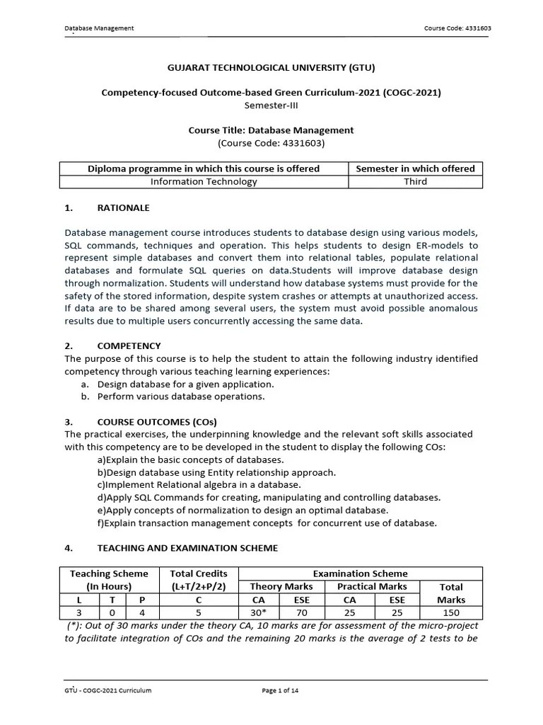Database Management | Download Free PDF | Databases | Relational Model