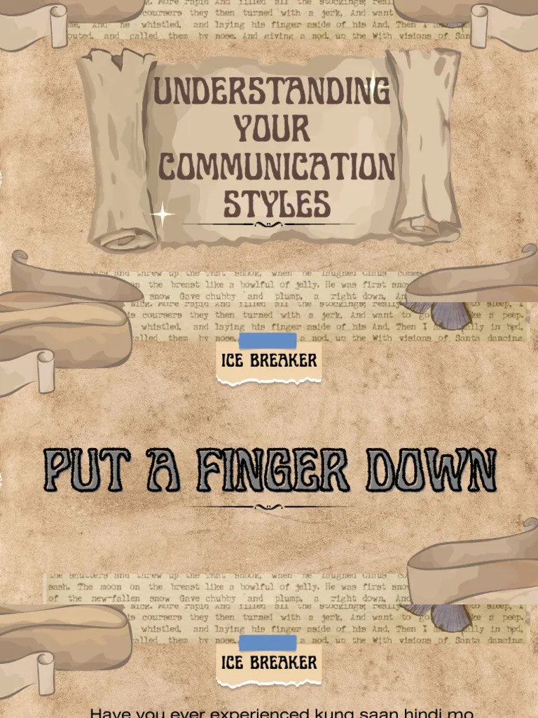 Communication Styles | PDF | Communication | Extraversion And Introversion