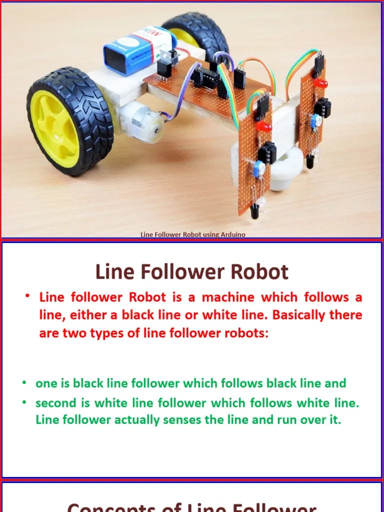 Line Follower Robot Using Arduino | PDF | Electric Motor | Infrared