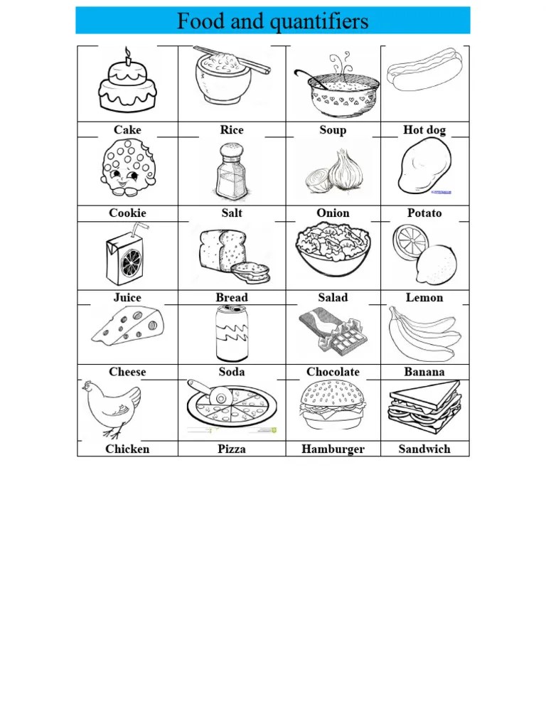 Food Vocabulary | PDF | Foods | Hamburgers