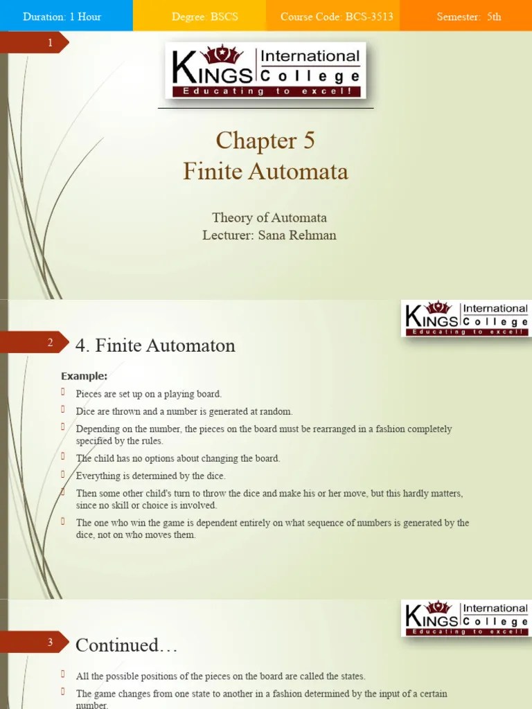 Finite Automata | PDF | Applied Mathematics | Theoretical Computer Science