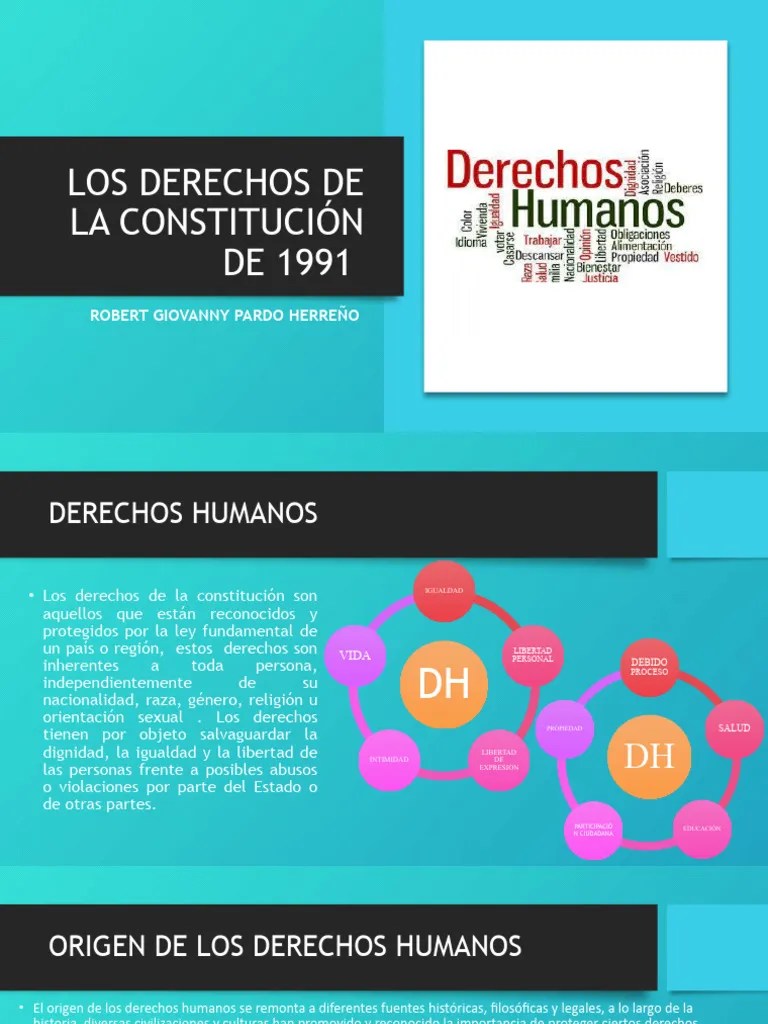 Los Derechos De La Constitución De 1991 | Descargar Gratis PDF ...