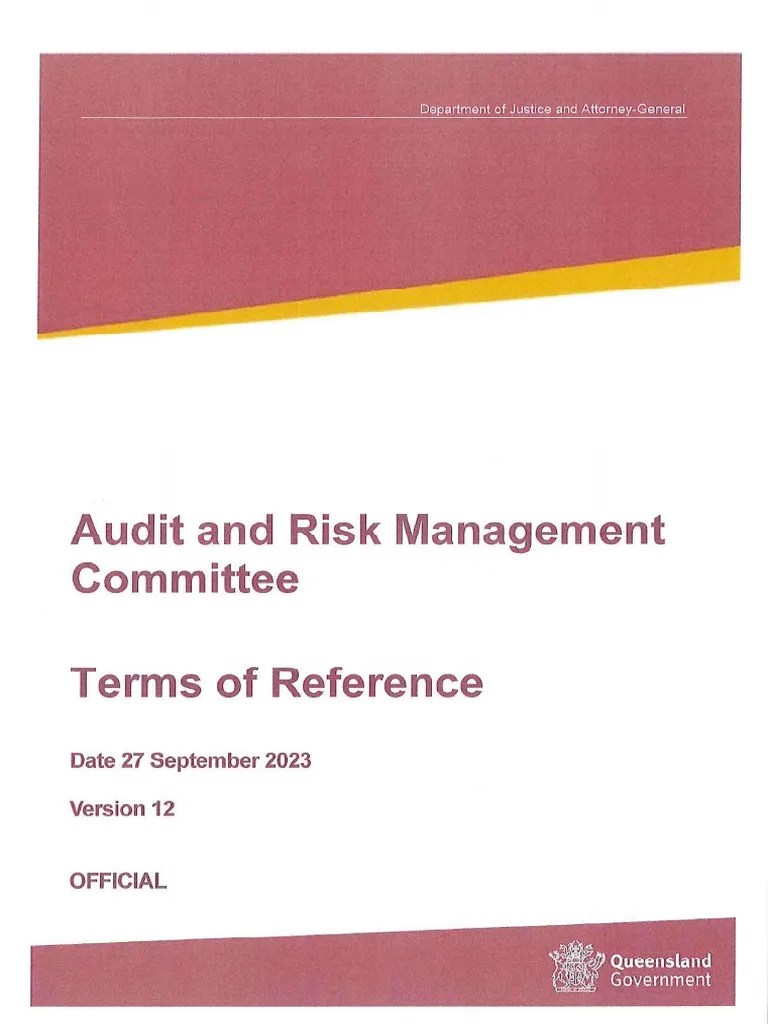 Audit Risk Management Committee Terms Of Reference | PDF