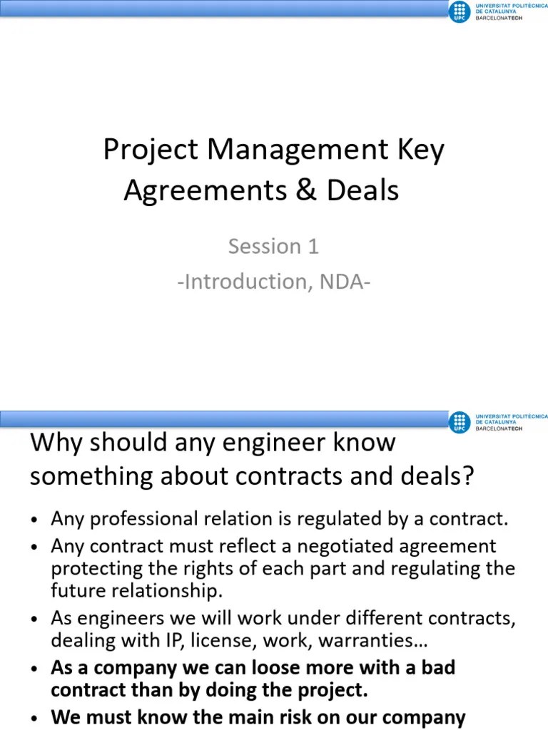 Session 1 Introduction NDA | PDF