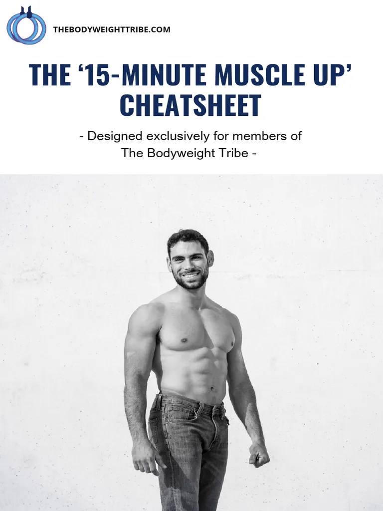 Muscle Up Cheatsheet | PDF | Strength Training | Physical Fitness