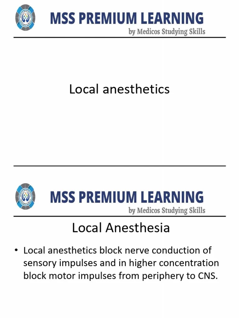 Pharmacology Local Anesthetics | PDF | Medical Treatments | Medical Specialties