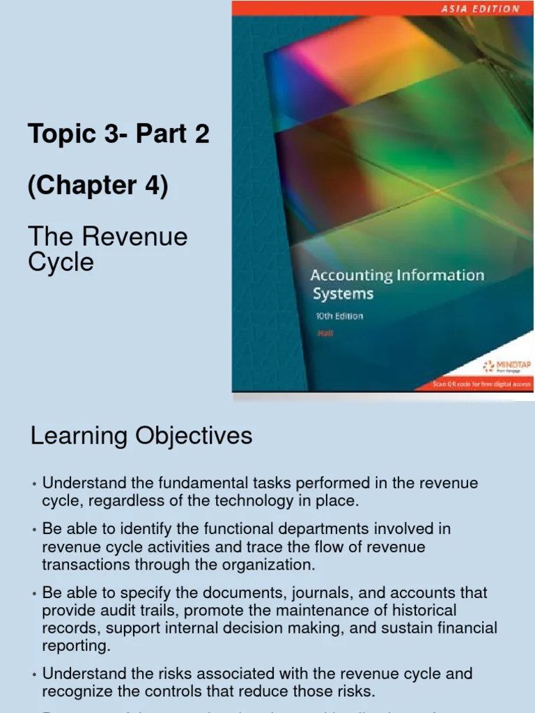 Topic 3 (Part 2) - Transaction Processing System-Revenue Cycle | PDF