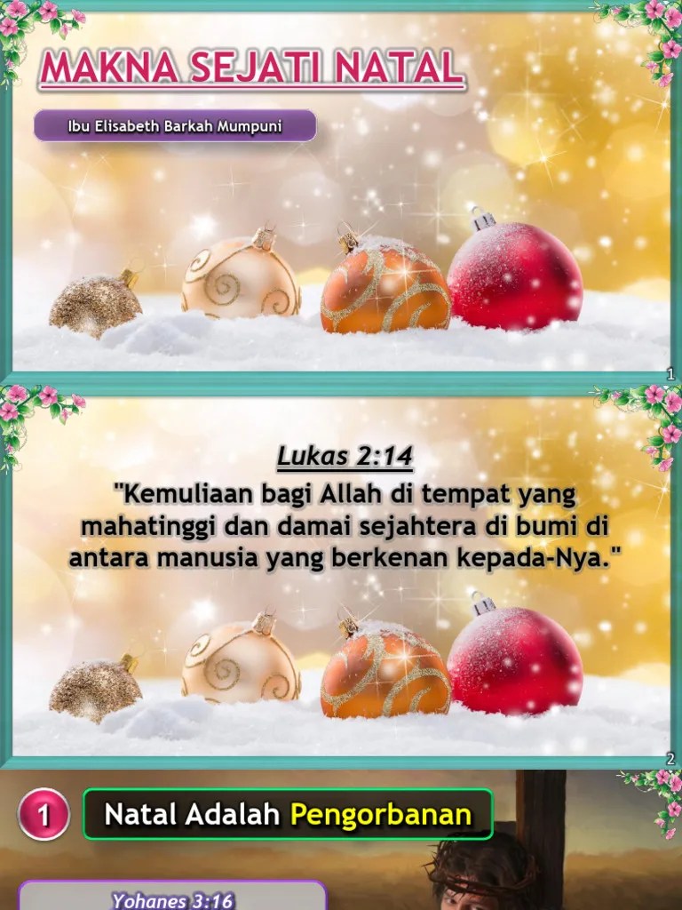 Khotbah Rohani Makna Natal | PDF