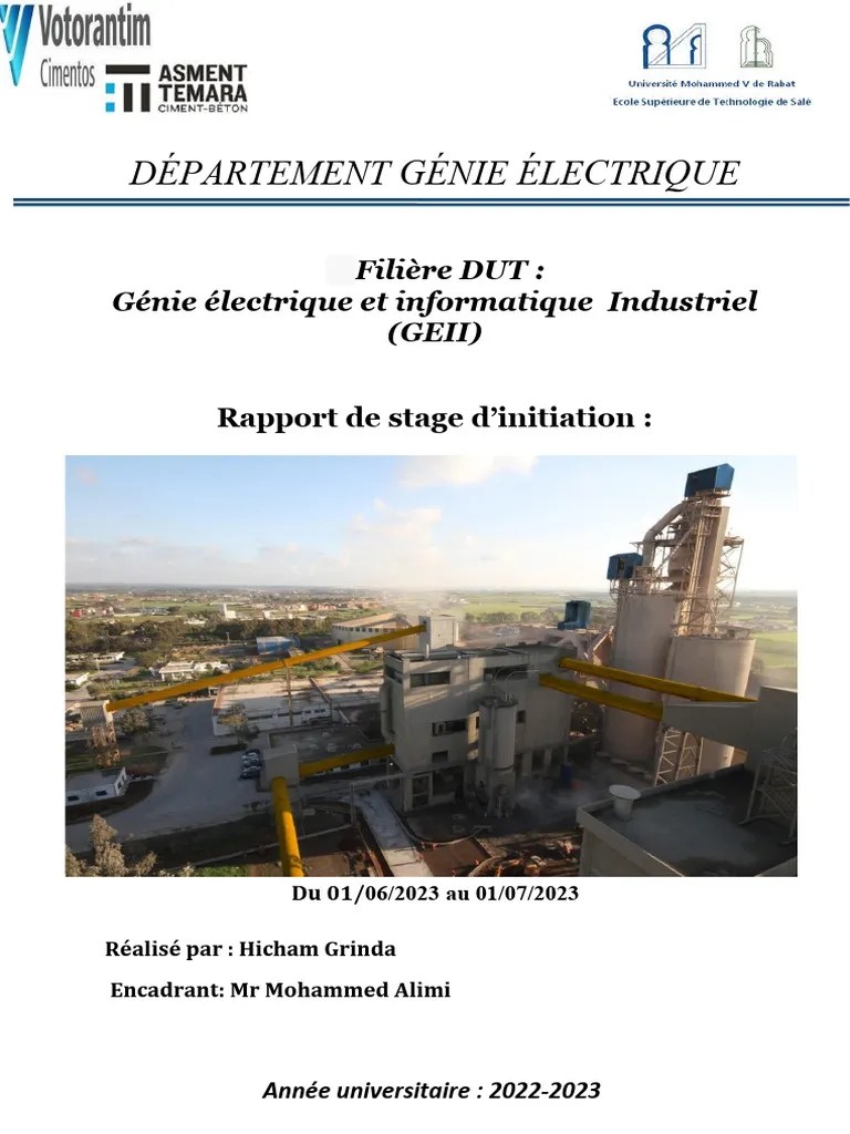 Rapport De Stage GR 3 | PDF