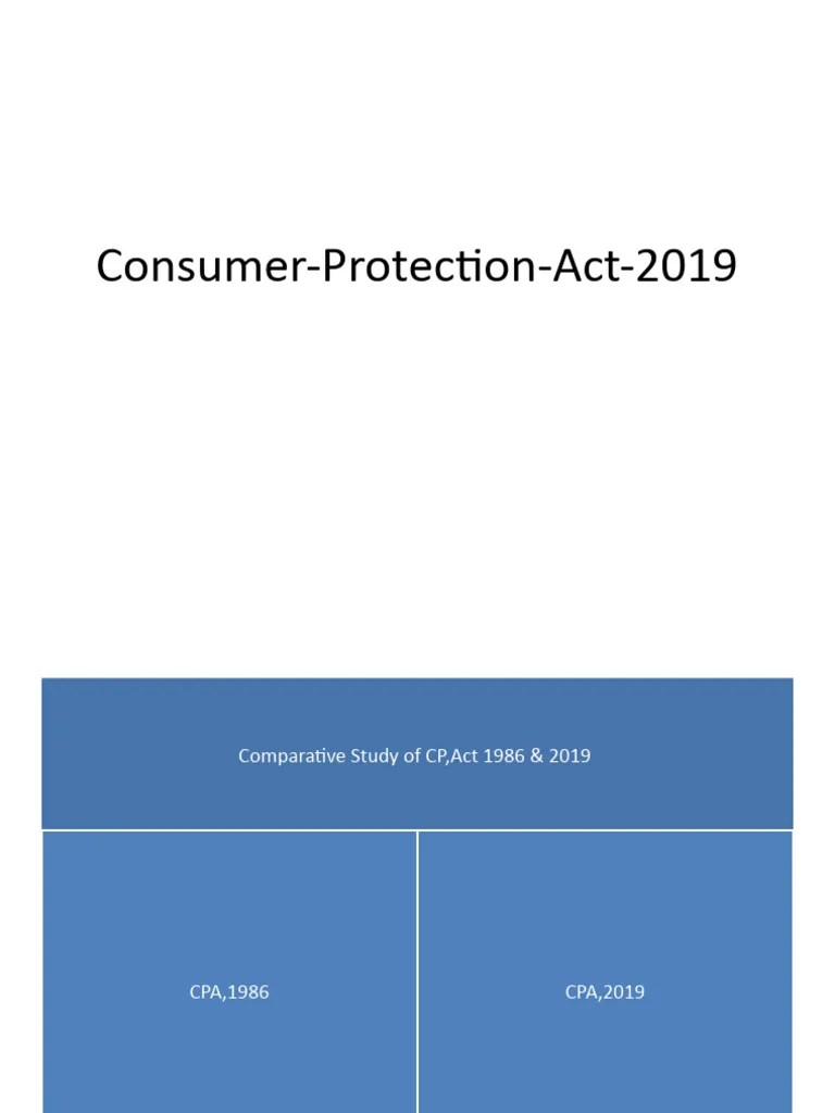 Consumer Protection Act 2019 | PDF | Consumer Protection | Mediation