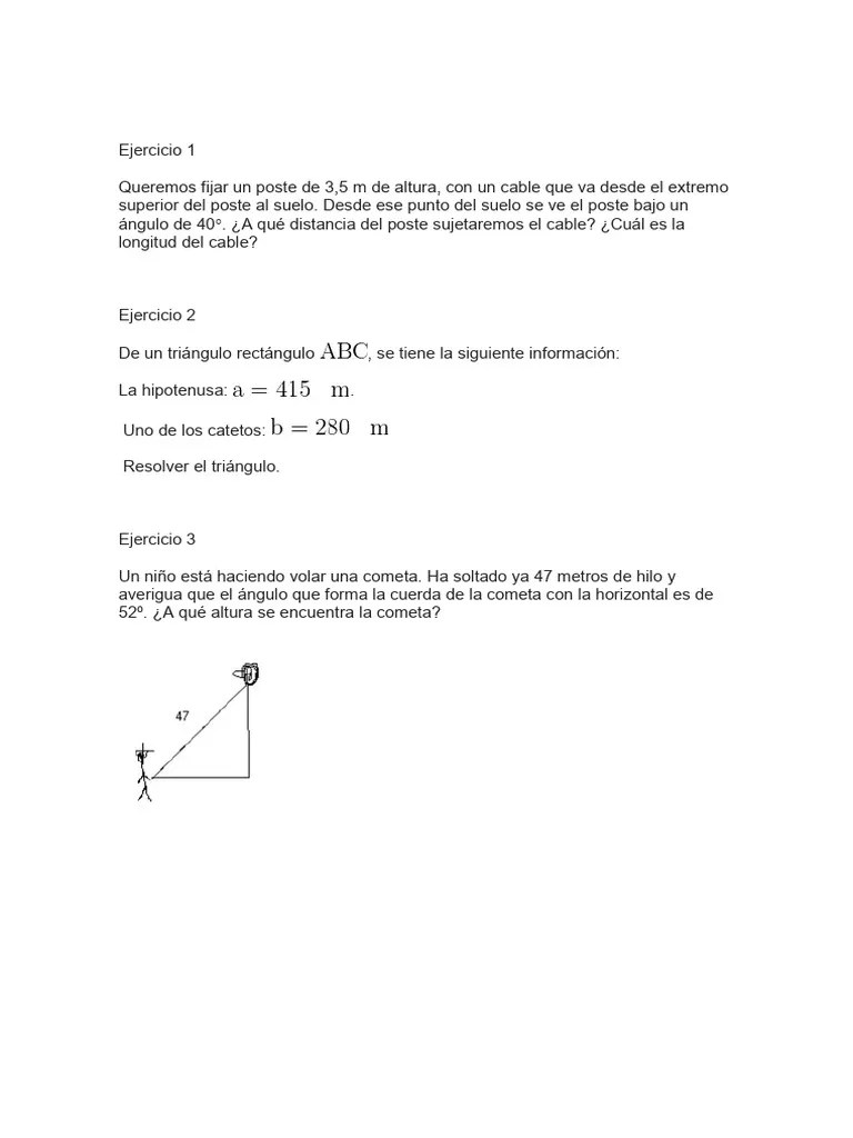 Triangulos Rectangulos | PDF