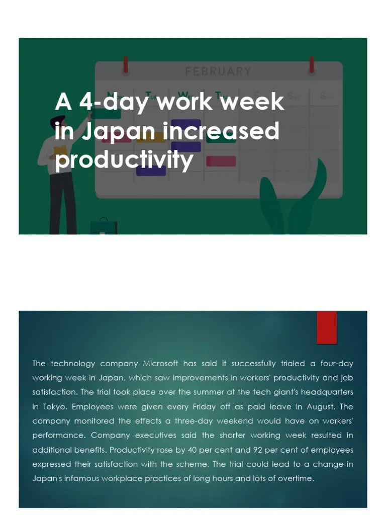 4 Days Work Week | PDF