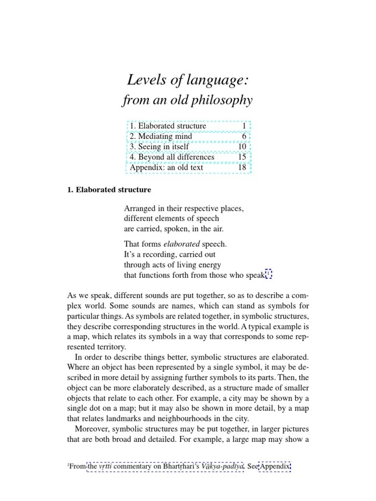 Language | PDF | Consciousness | Mind