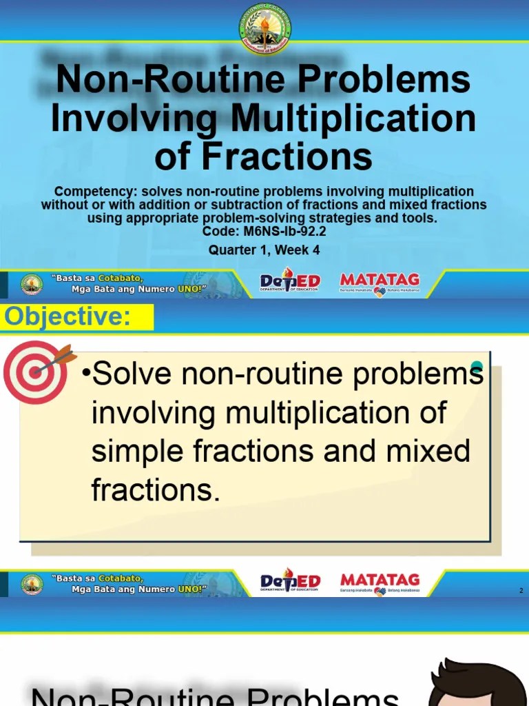 G3 - 76 - Non Routine Problems Involving Multiplication Of Fractions | PDF | Numbers | Division ...