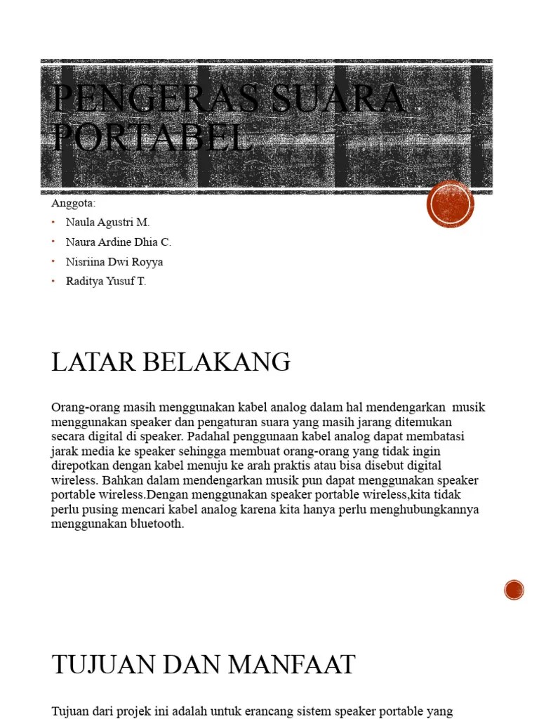 Speaker Bluetooth | PDF