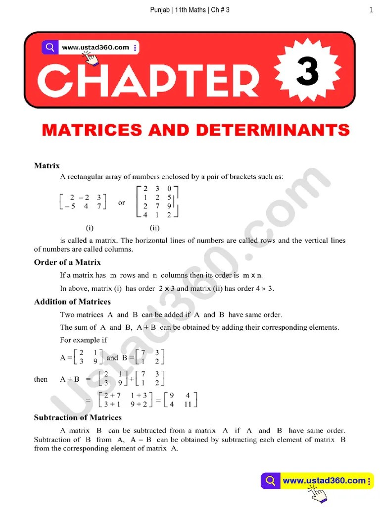 11th Maths Chap 3 Notes | PDF
