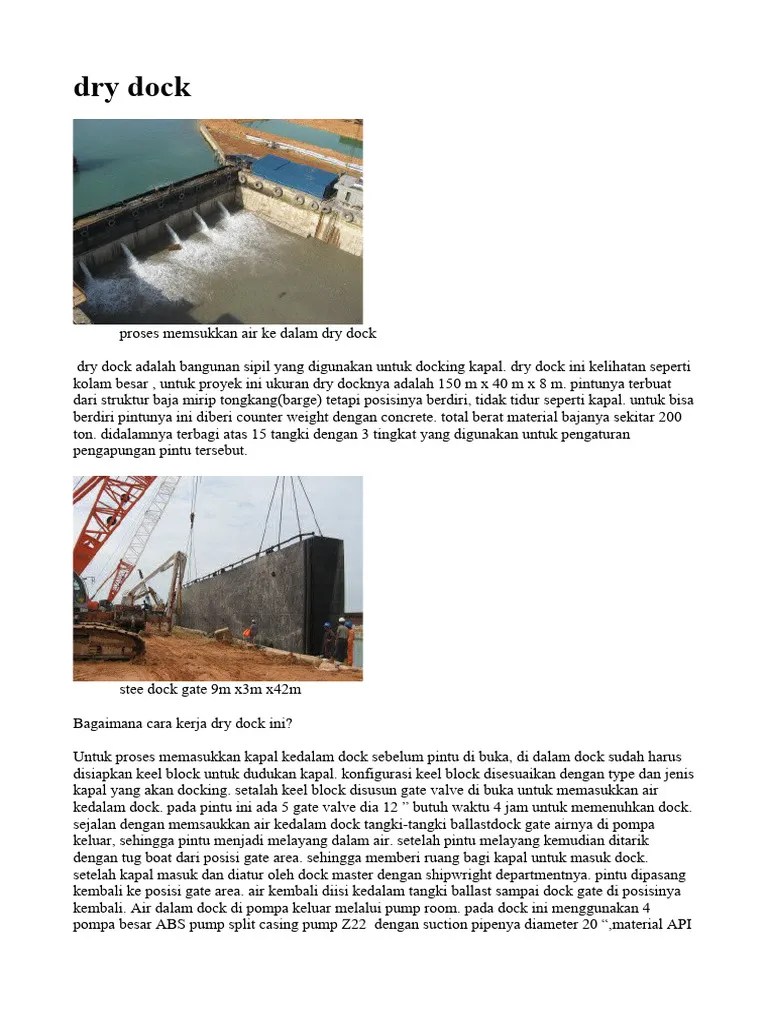 Dry Dock | PDF