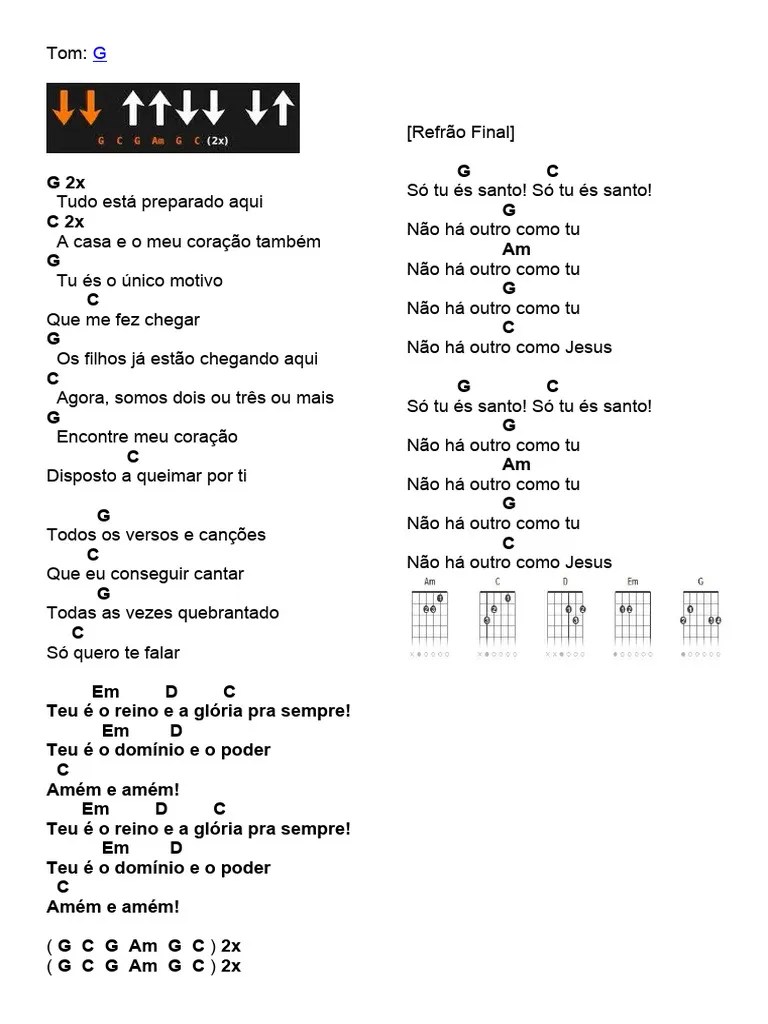 So Tu Es Santo - Morada | PDF