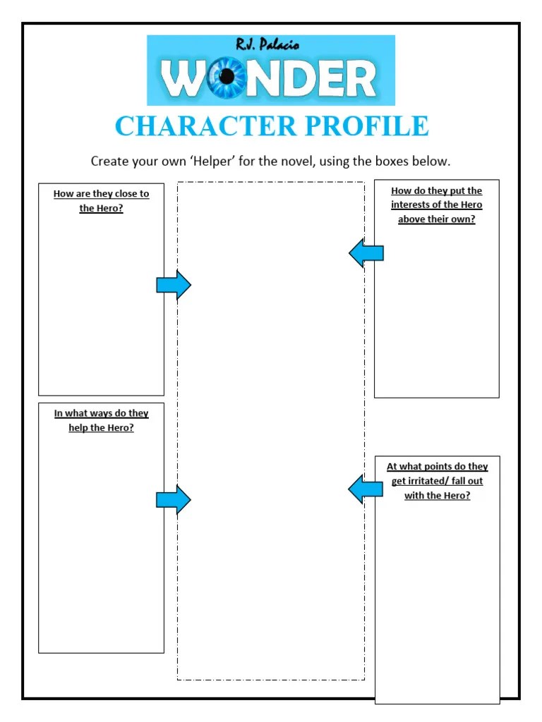 Character Profile Blank Template | PDF